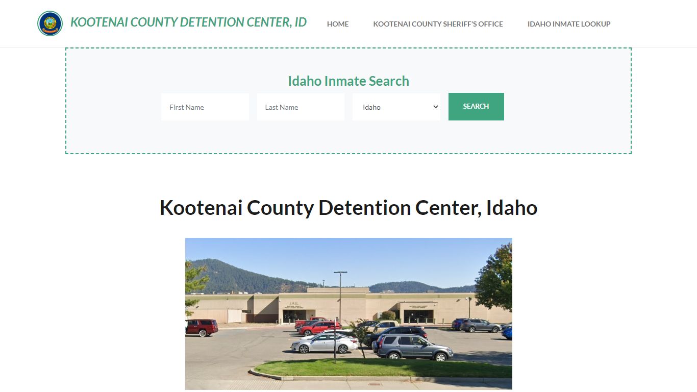 Kootenai County Detention Center, ID Inmate Roster, Offender Search